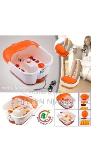 Foot Bath Massager With Heat, Bubbles Vibration