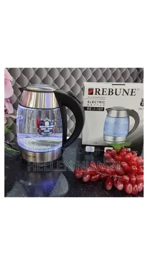 Rebune 1.7l Electric Glass Cordless Water Kettle