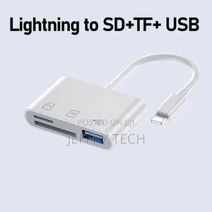 3 5 Mm Sd Tf Lightning Usb-C Hub Station for Mobile Macbook
