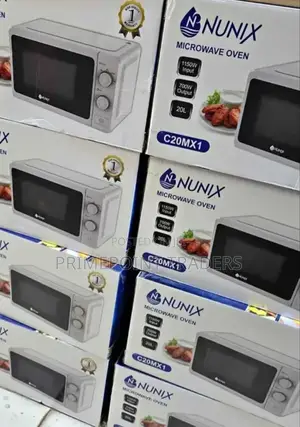 Microwave Oven 20l, Nunix, Manual Settings- New