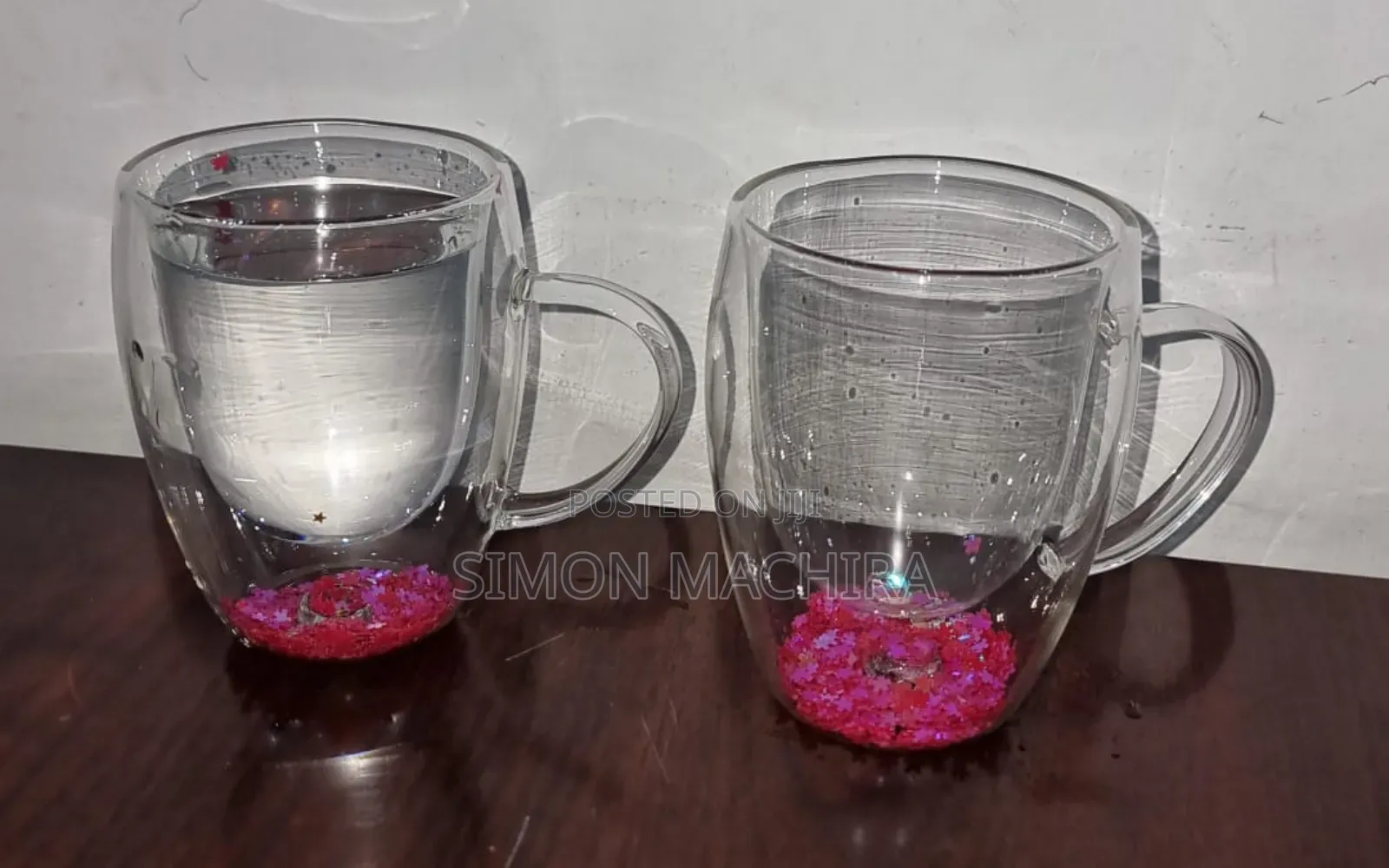 Unbreakable Double Wall 250ml Cup With Flowers