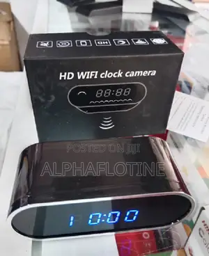 Wireless Table Clock Remote 1080p Wifi Camera