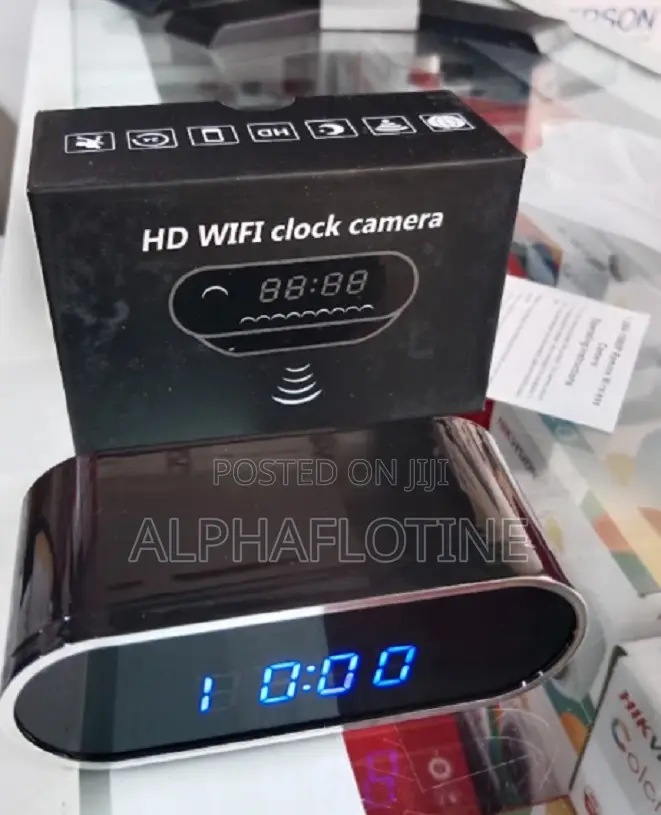 Wifi Enabled Hd Wi-Fi Clock Camera