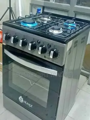 Free Standing Gas Cooker With Oven, Nunix, 50*55 (Full)