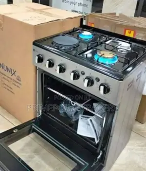 Free Standing Cooker With Electric Oven, Nunix, 60*60 3g+1e