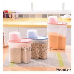 Multi Coloured Cereal Containers