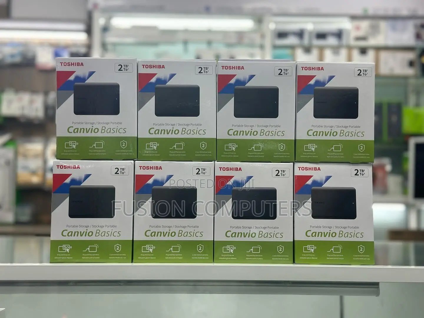 Toshiba Canvio Basics 2tb External Usb 3.0 Hard Drive