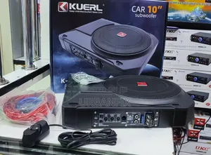 Kuerl 800watts 10 Inch Underseat Bass Subwoofer With Knob