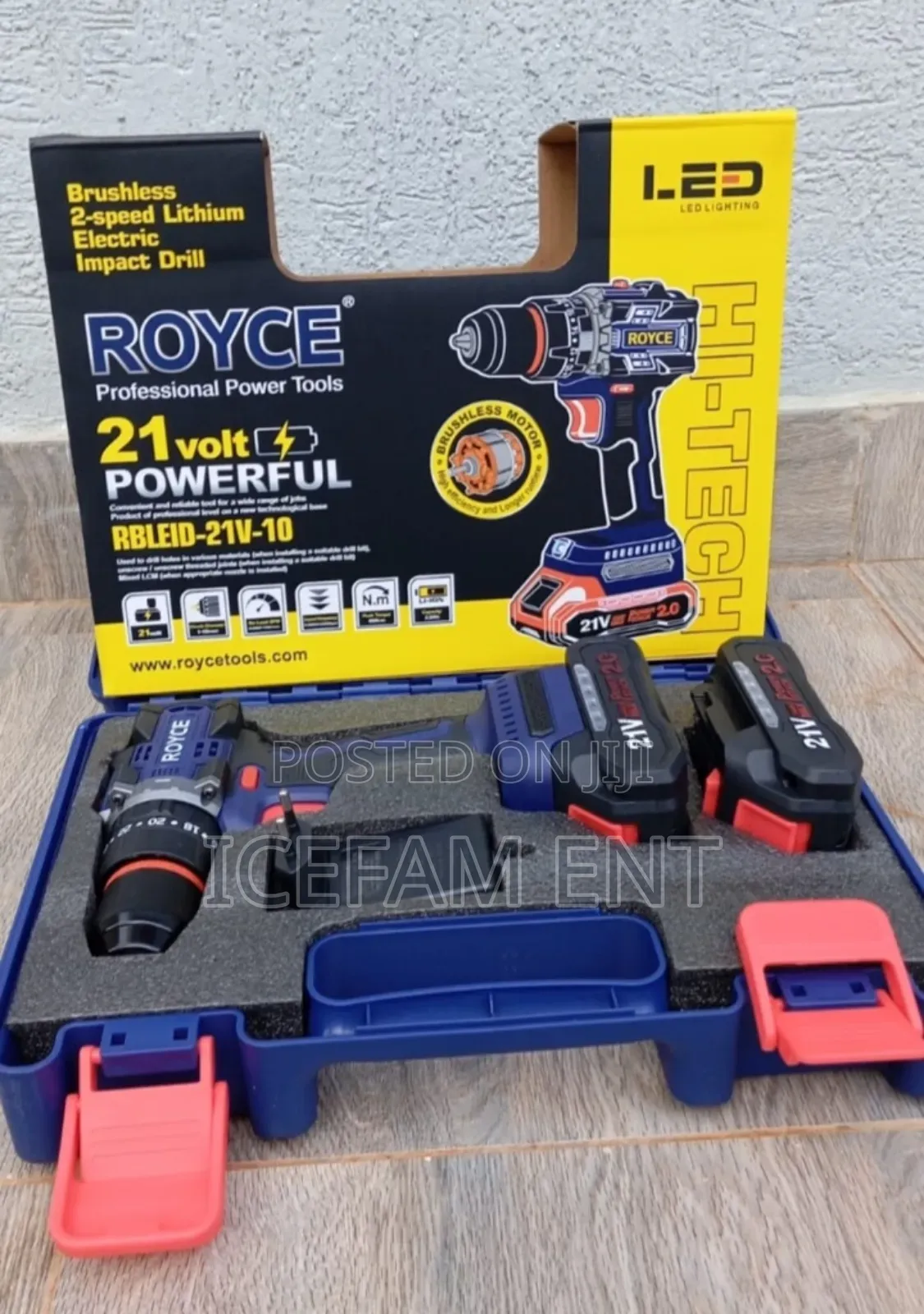 Rechargeable Royce Drill/21v Royce Drill