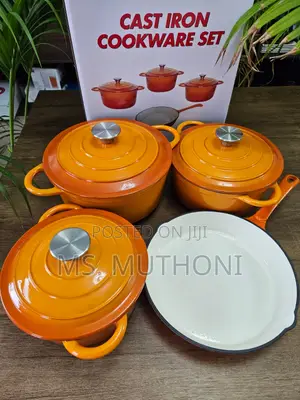Mustard 7 Pieces Cast Iron Set
