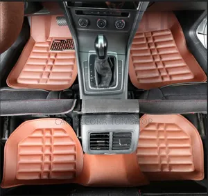 3pcs Set Leather Floor Carpet Bucket Mats
