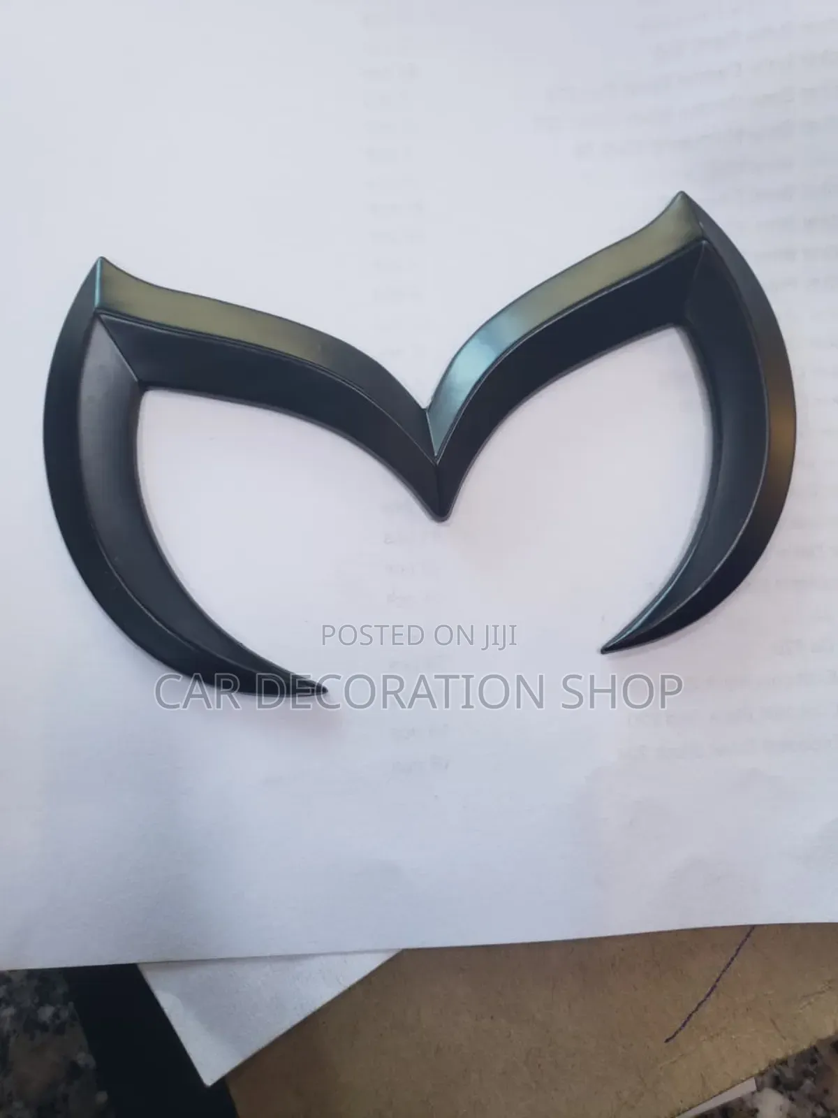 Black M Mazda Boot Logo