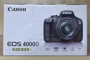 Canon Eos 4000d DSLR Camera With Ef-S 18-55 Mm Lens