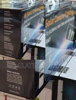  2in1 Ai Solar Camera + Lighting