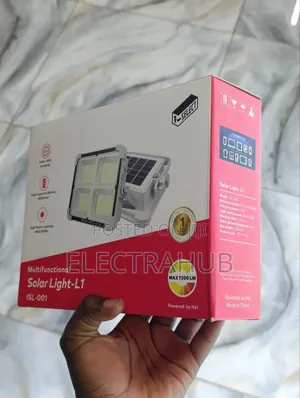 Itel High Power Capacity Solar Light With in-Built Panel