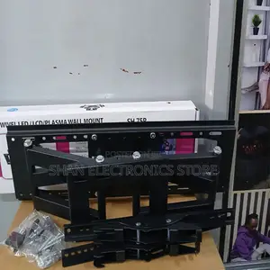 Rugged Double Arm Bracket Tv Stand Holds Up to 40kg, 32-80
