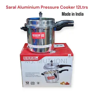 Saral Aluminum Pressure Cooker 12ltrs