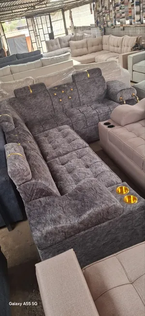 6 Seater Back Permanent  Grey