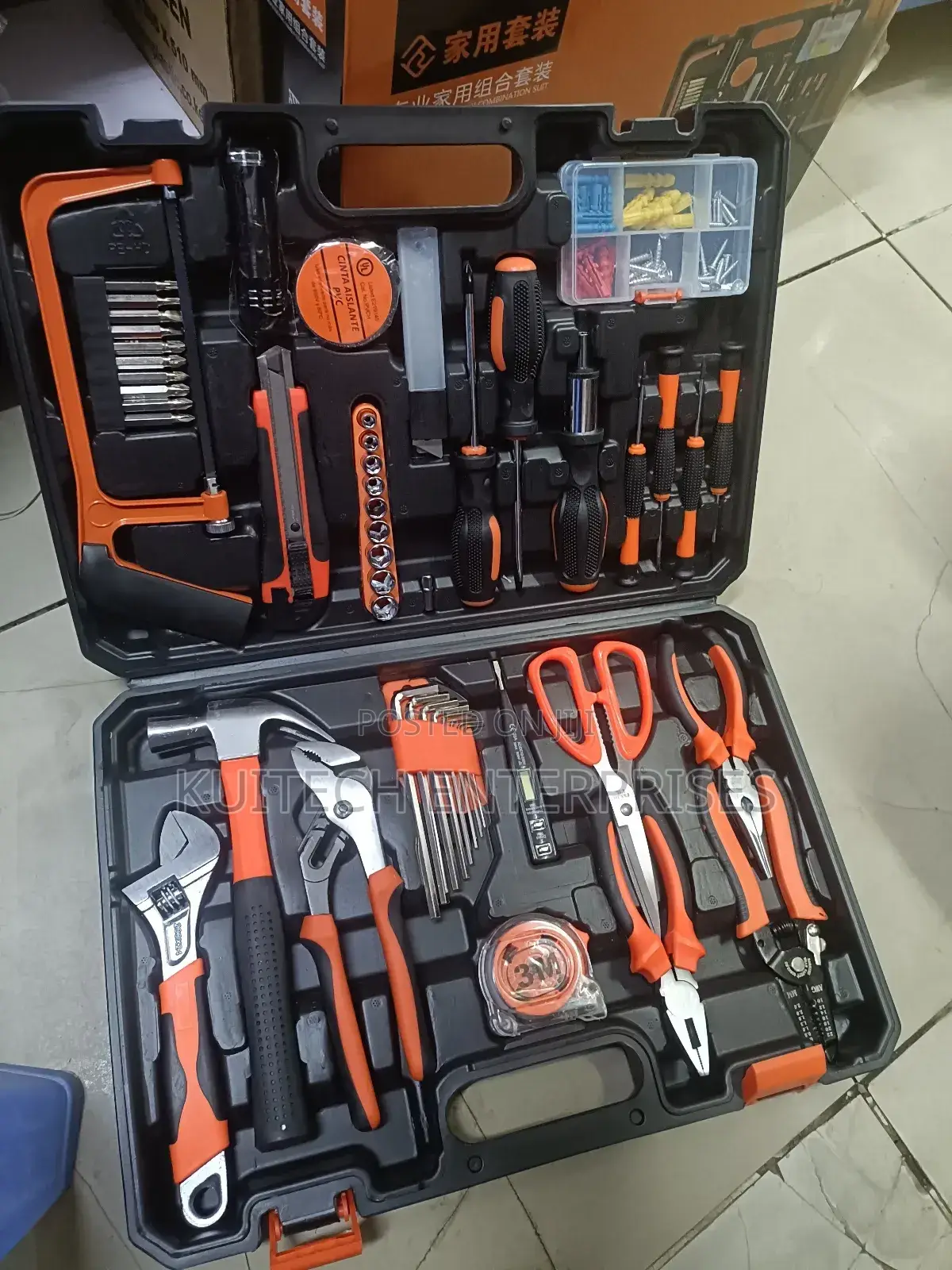 108pcs Toolbox Set/ Hand Tools Set