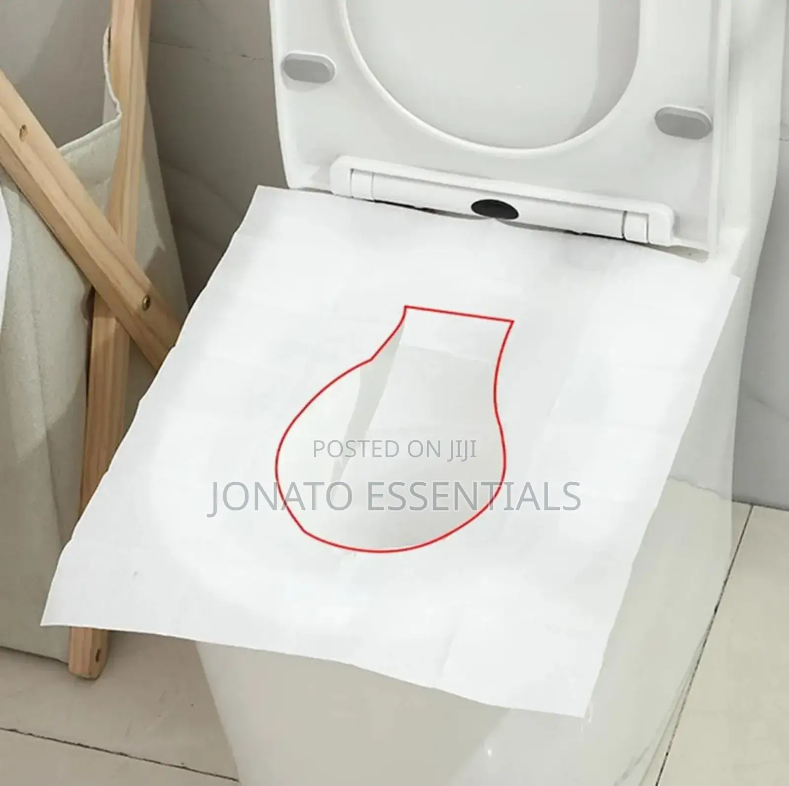 10pcs Toilet Seat Paper Covers