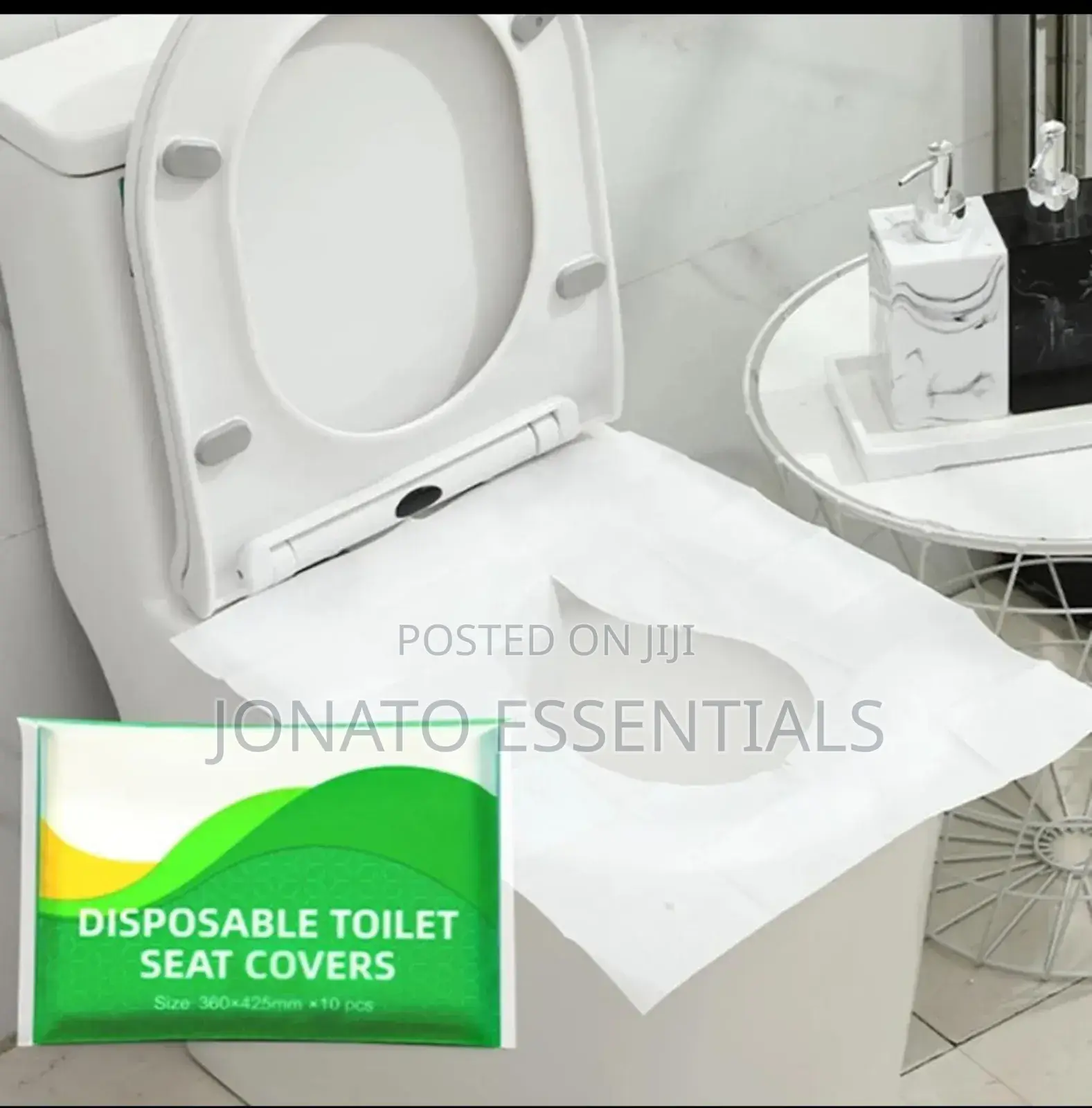 10pcs Toilet Seat Paper Covers