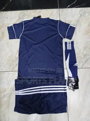 Kids Plain Team Uniforms With Socks