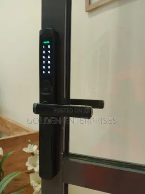Aluminum Smart Door Lock With Fingerprint and Remote Access