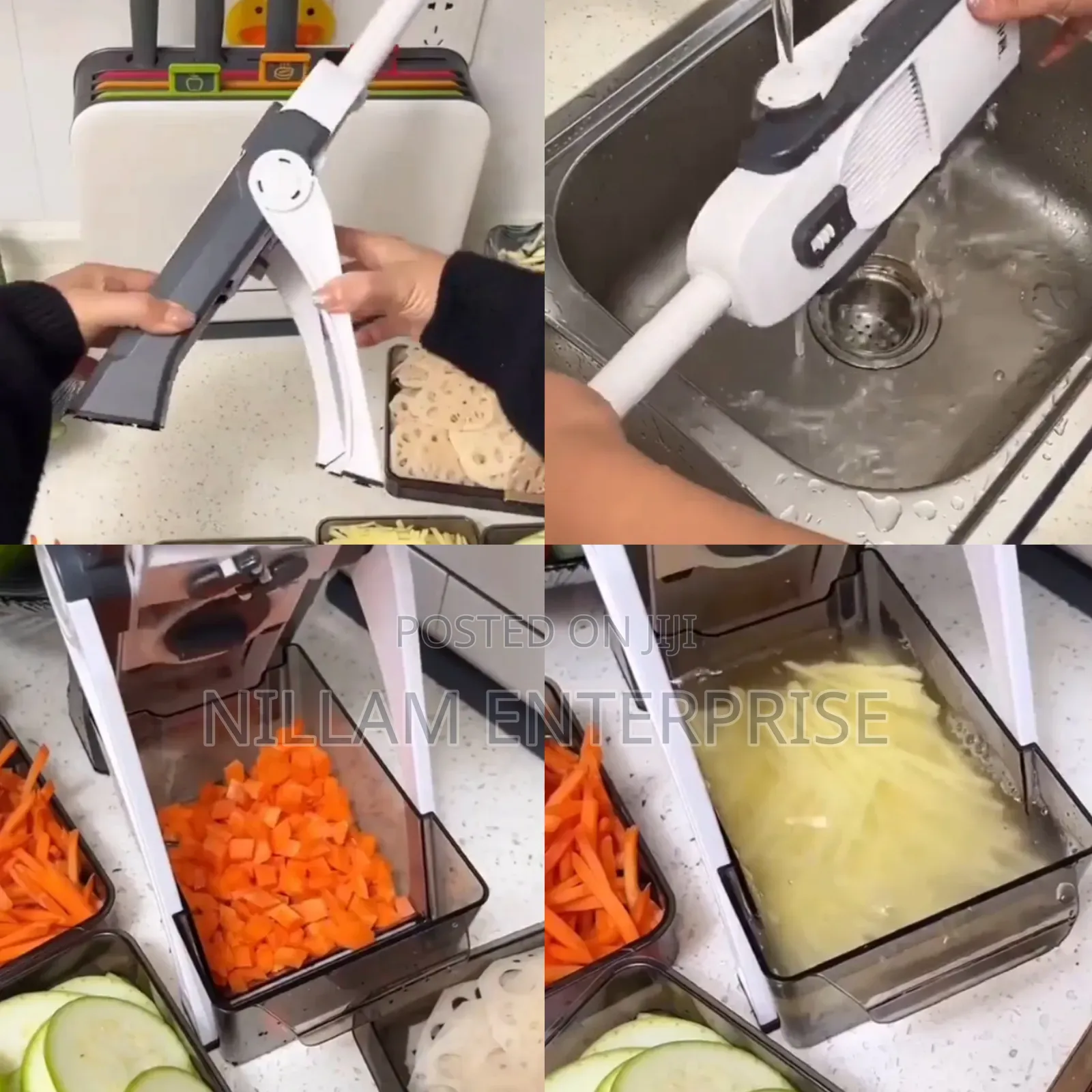 *Mandoline Safe Slice Chopper