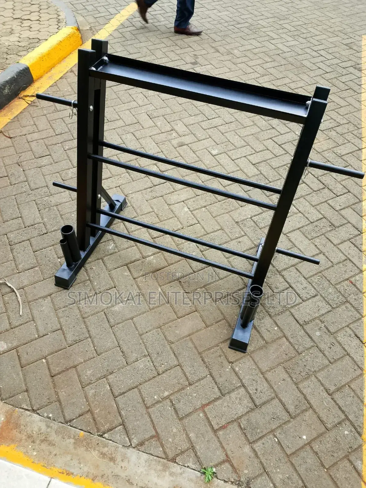 Home Use 3 Tier Rack With Barbell Weights Holders