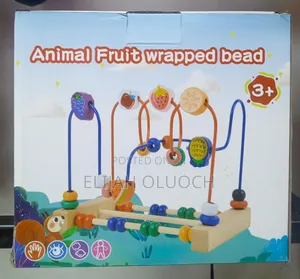 Animal Fruit Wrapped Bead Coaster Game