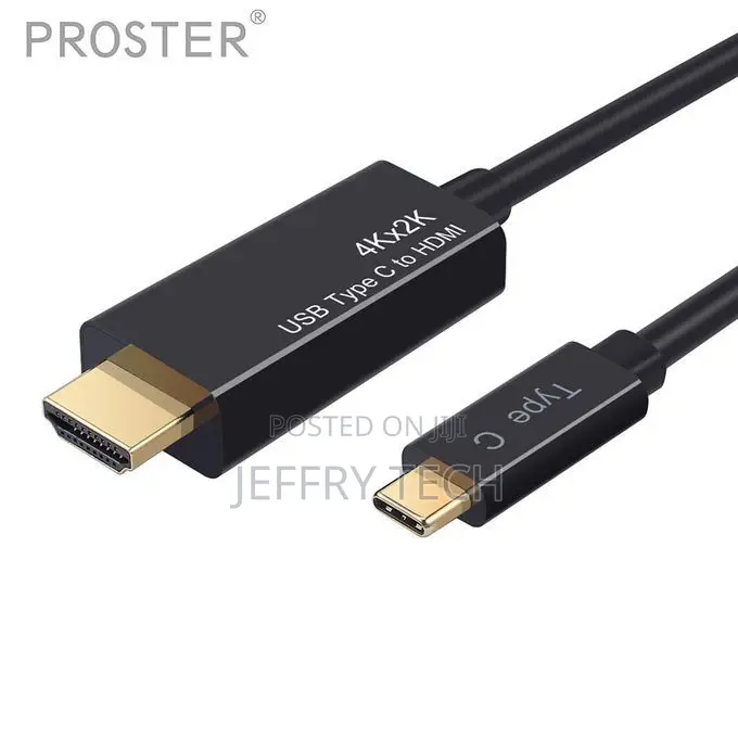 Usb C to Hdmi Thunderbolt 3 Compatible 30hz Cable 3mtr