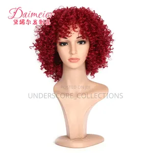 Maroon Short Wig