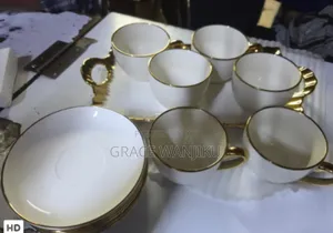 Cup and Soccer and Tray