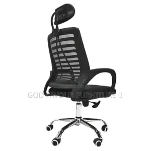 Ergonomic Black Headrest Office Chair Xv5