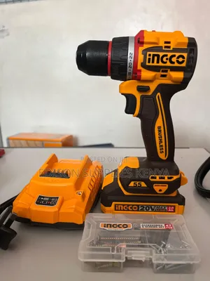 20v Cordless Drill Ingco Impact Drill 55n.M Battery, Charger