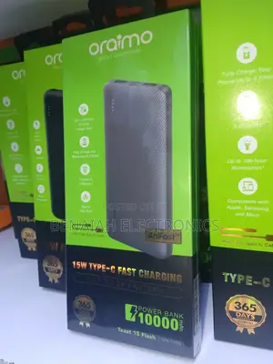 Oraimo Powerbank 5 Ports Slim Powerbank(Quick Charge)