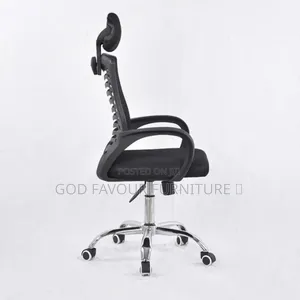 Black Headrest Office Chair Ytr4