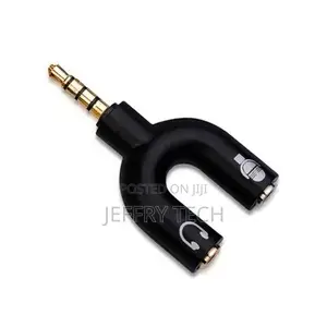3.5mm Stereo Splitter Audio to Mic Headset Plug
