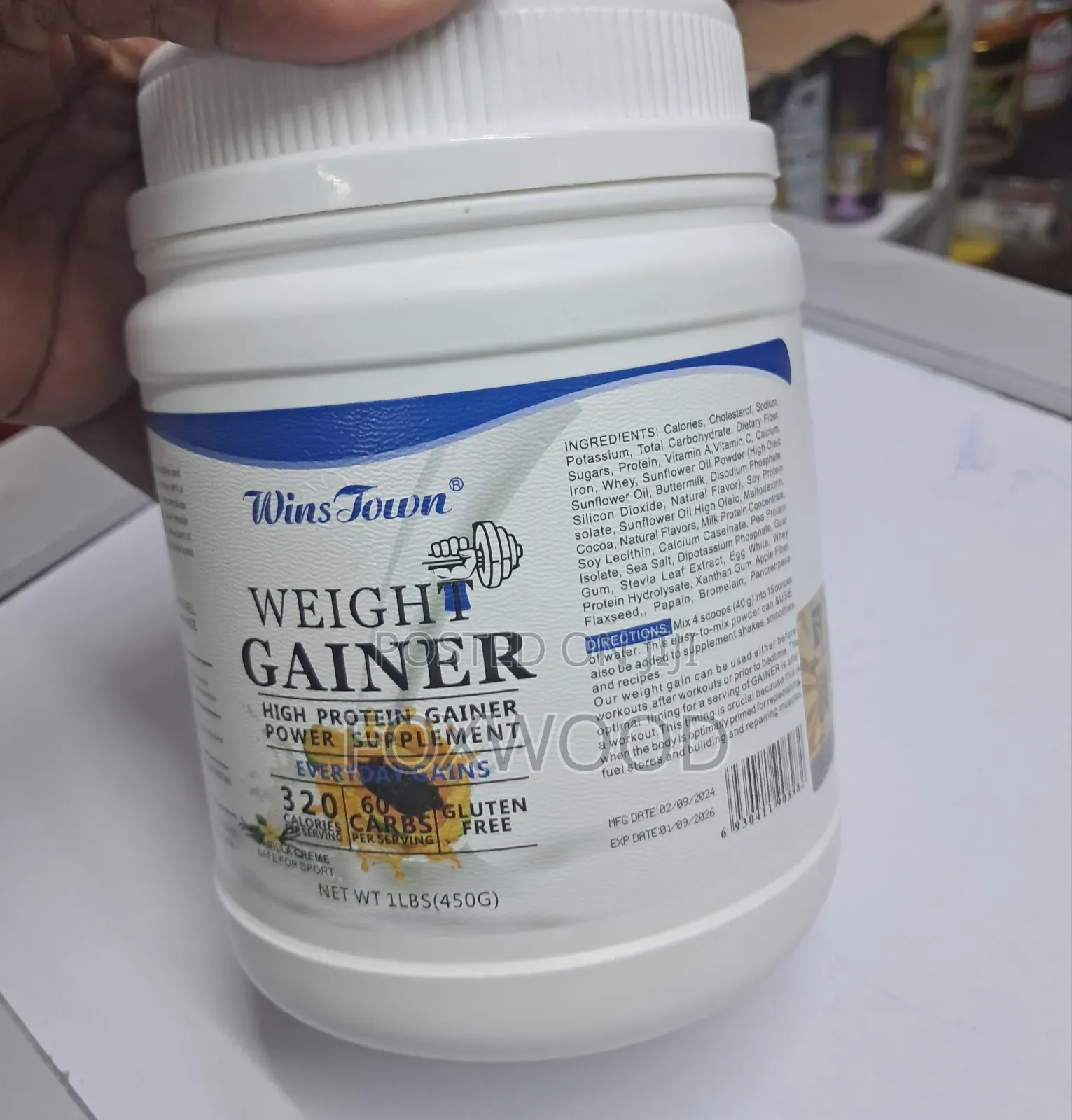 Winstown Weight Gainer Supplement - Immune Booster - 450g