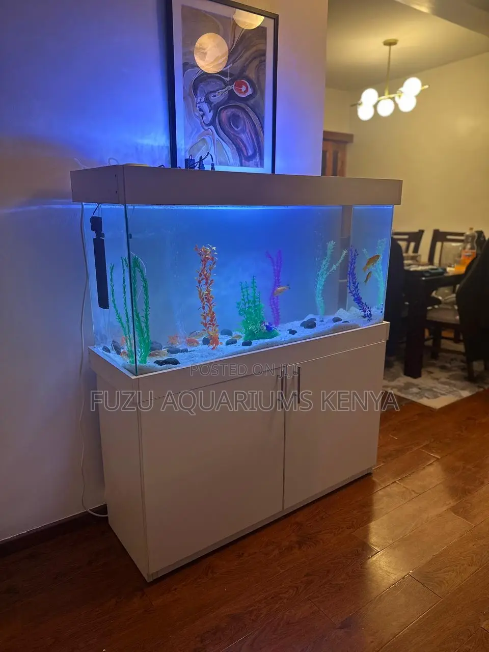 Aquarium Cabinet – With Fish, Filter Decor