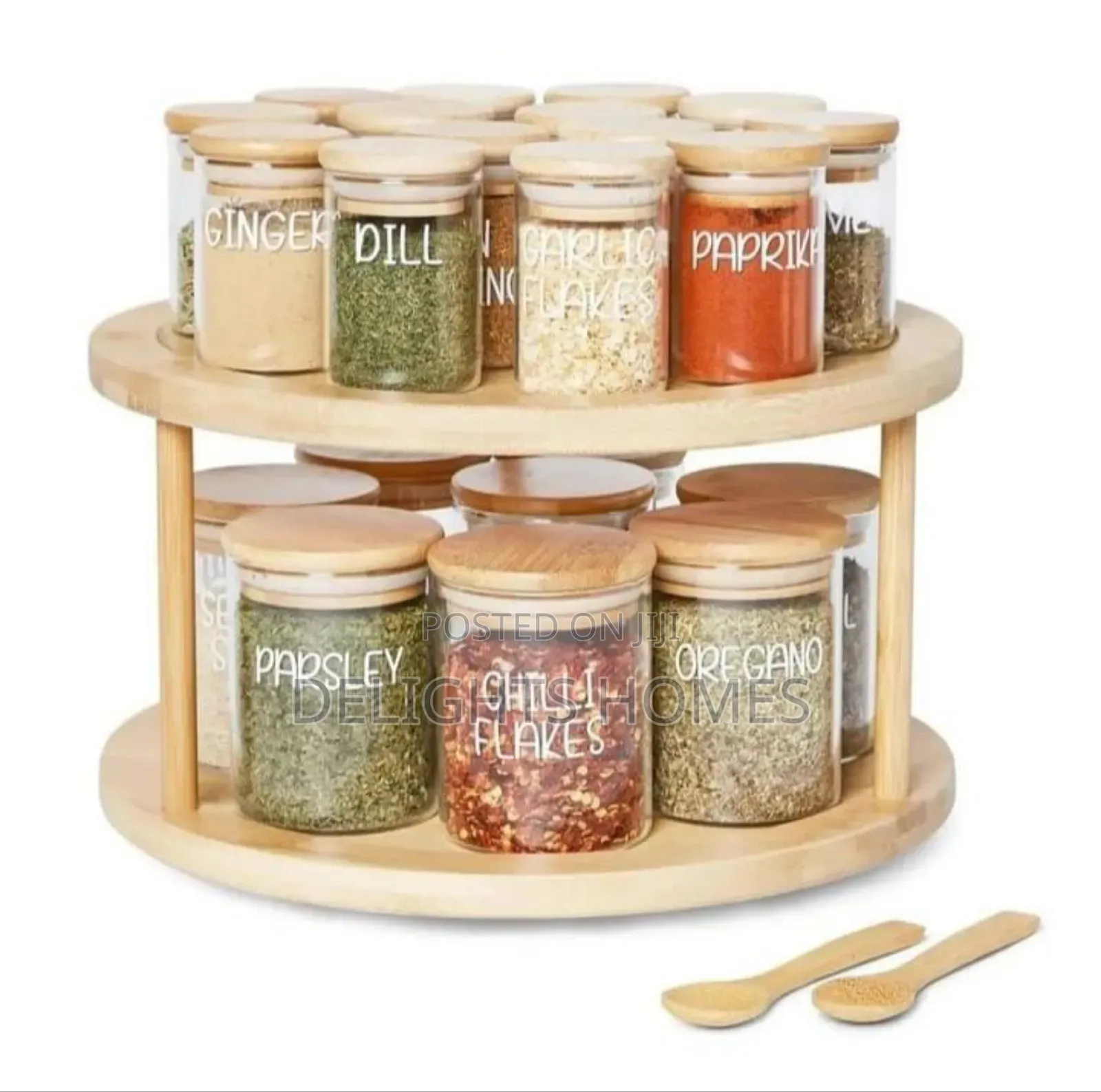 Rotating Bamboo Spice Rack_nje