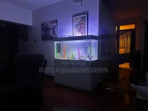 Aquarium With Fish, Food, Lights More