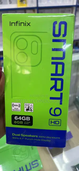 New Infinix Smart 9 64 GB Black