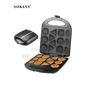 Sokany 1400w 12holes Biscuit/Cake Maker
