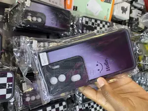 Tartan Plaid Smile Case for Oppo Reno 11 Pro-Purple