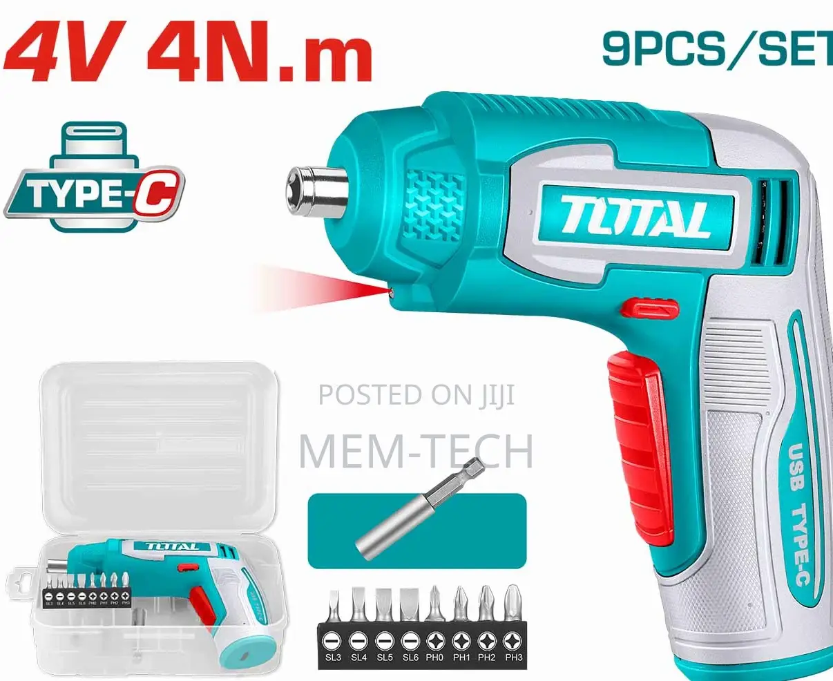 Total Tsdli0458 Cordless Screwdriver 4v