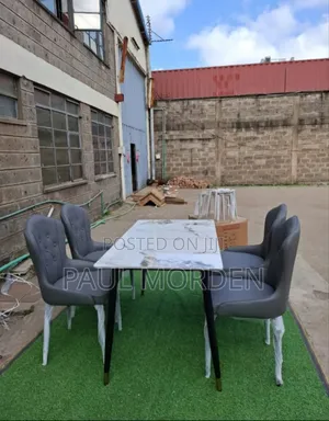 Leather Dining Chairs With Strong Dining Table
