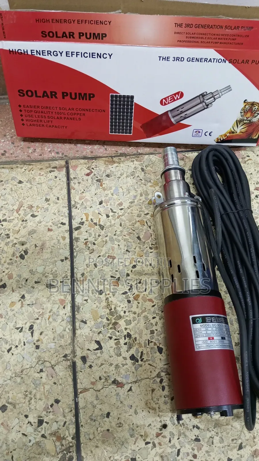High Efficiency Submersible Water Pump
