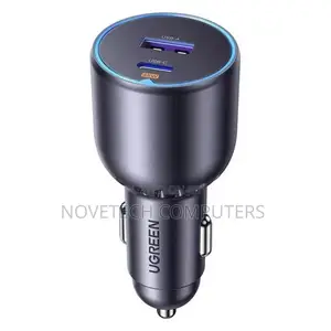 Ugreen 63w 2-Port Fast Car Charger
