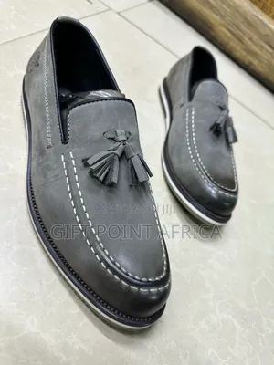 Grey Leather Timberland Low Cut Shoes